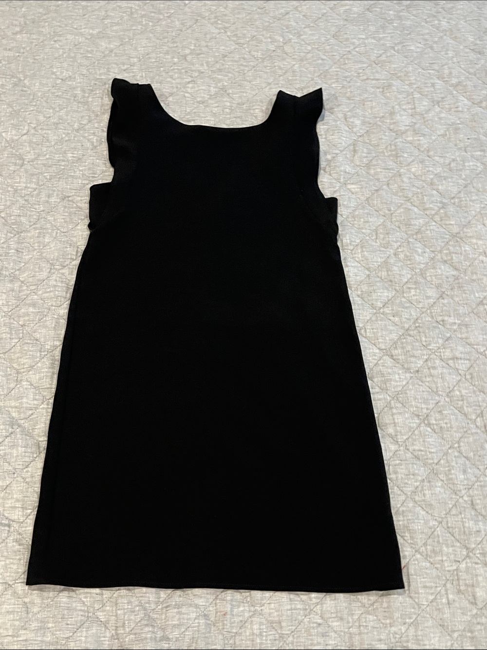 Women’s ' Black flutter Sleeve Knit Dress